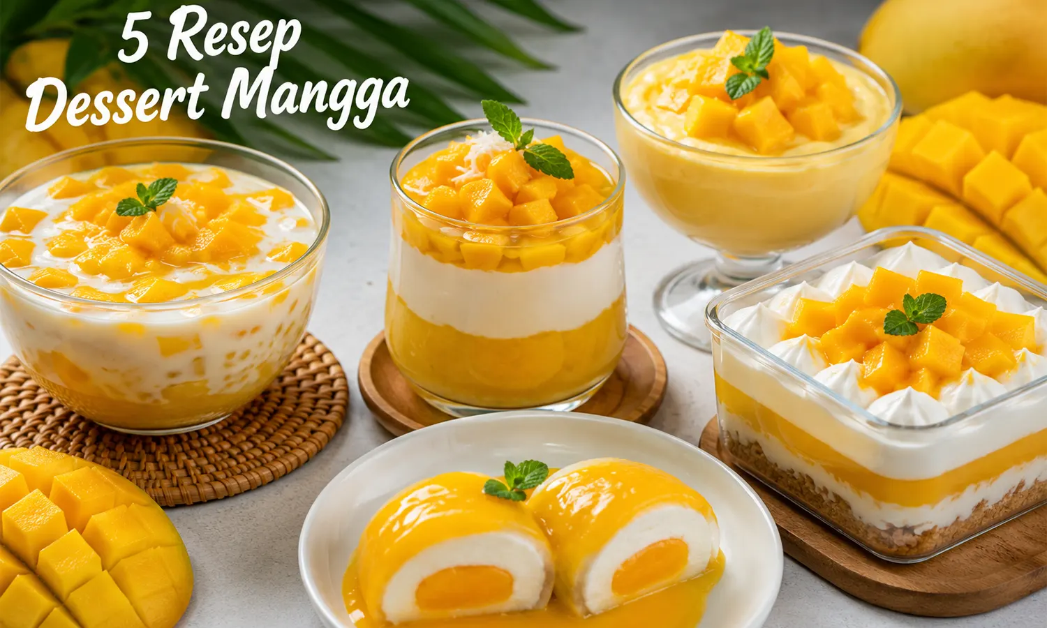 5 Resep Dessert Mangga Yang Mudah Dan Enak