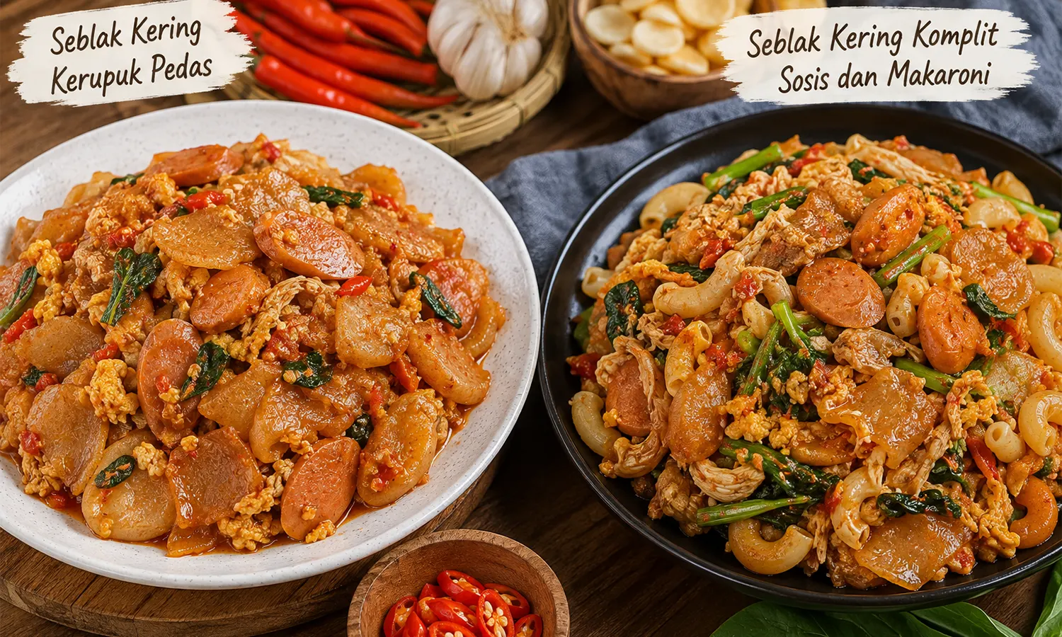 2 Resep Seblak Kering Lezat, Pedas, Dan Mudah Dibuat